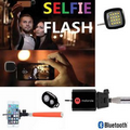 iBank(R)Selfie Stick+Bluetooth Shutter+Mini Flashlight
